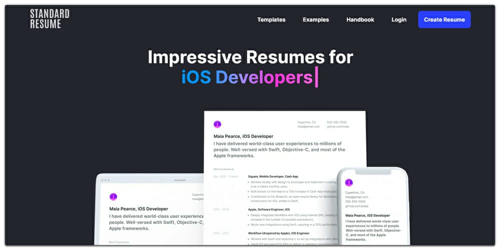 Best Online Resume Builders (Free & Premium) 76 Standard Resume