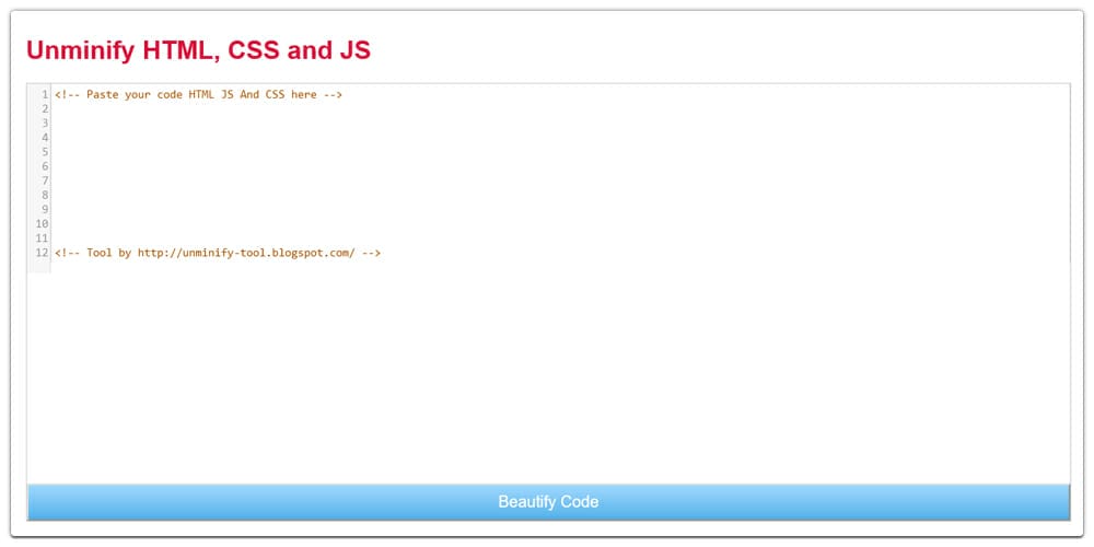 10 Best Tools to Unminify CSS for Better Formatting 10 Unminify Tool