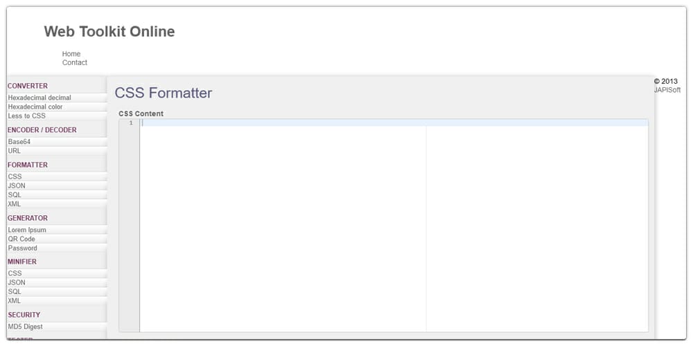 20+ Best CSS Beautifier Tools Worth Trying in 2023 7 Web Toolkit Online CSS Formatter