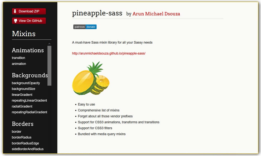 pineapple-sass