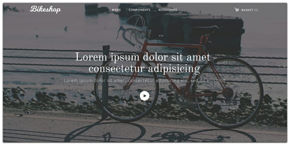 Bikeshop Template