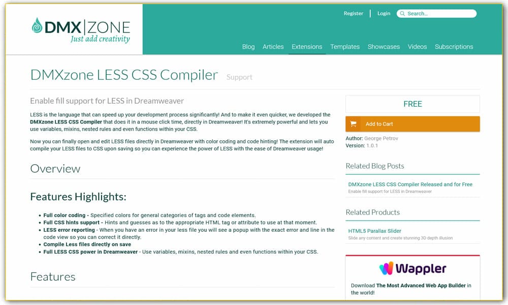 50+ Less Compilers (Complete Collection) 25 DMXzone LESS CSS Compiler