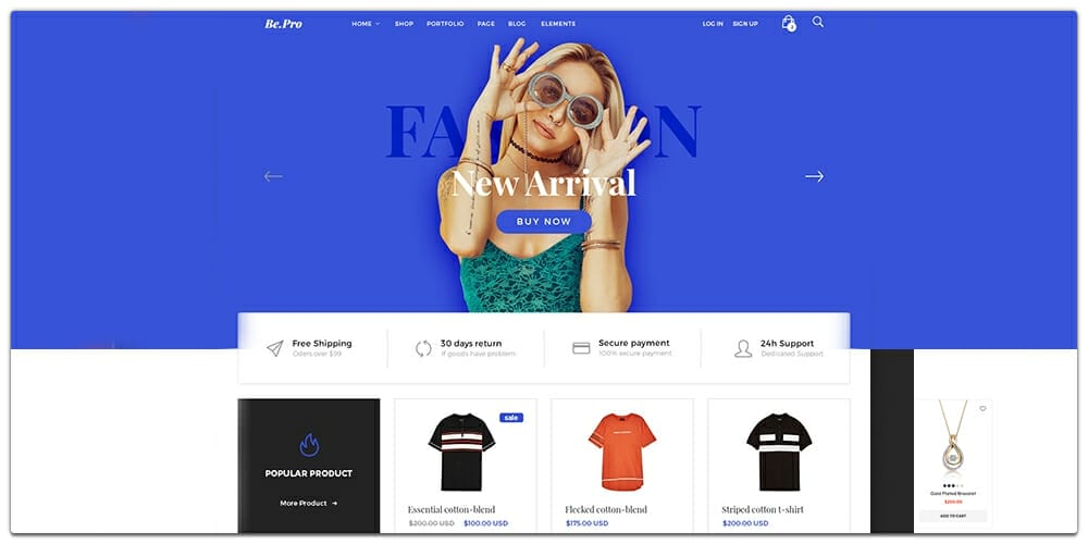 Fashion eCommerce Templates PSD