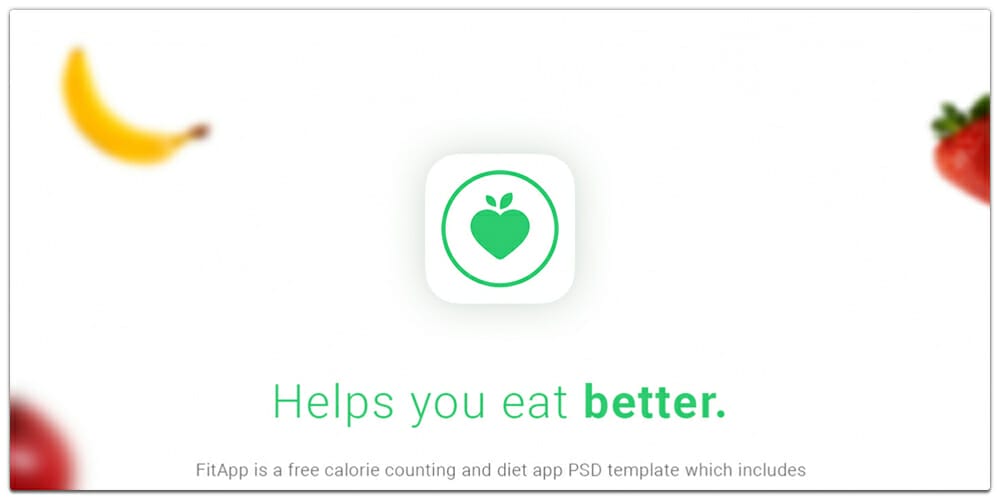 Latest Free Mobile App UI PSD Designs 102 FitApp Mobile App UI PSD
