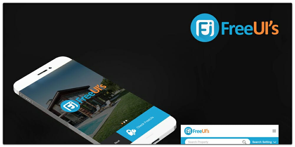 Latest Free Mobile App UI PSD Designs 19 Free Real Estate App UI PSD