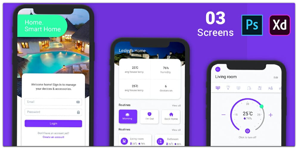 Latest Free Mobile App UI PSD Designs 21 Hotel Booking App for Mobile UI Kit