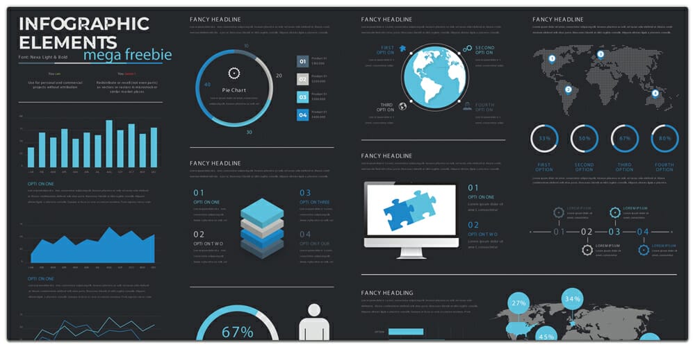 Infographic Vectors Mega Collection