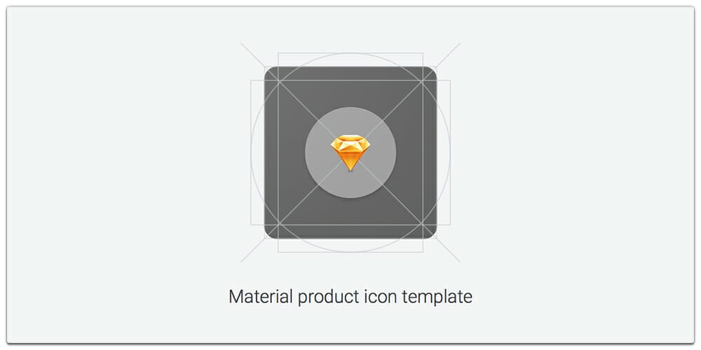 Material Product Icon Template