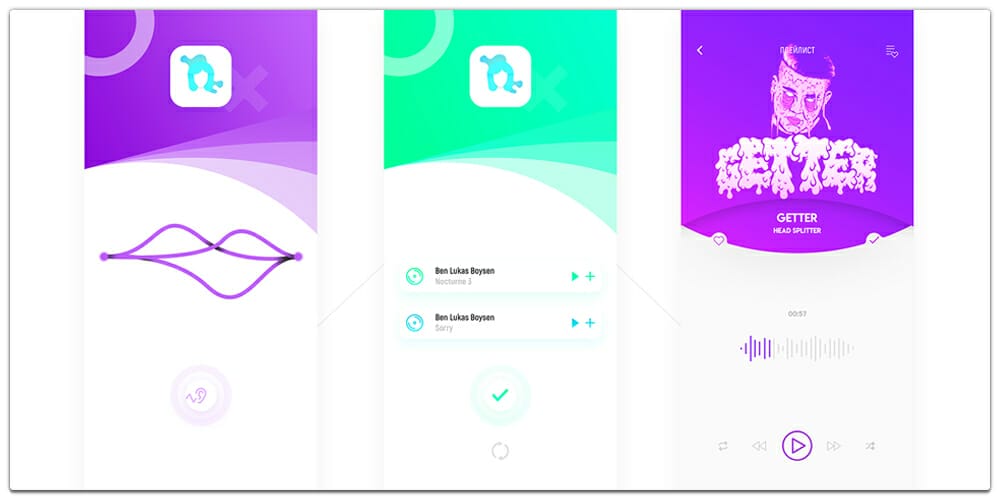 Latest Free Mobile App UI PSD Designs 47 Muse UI Kit PSD