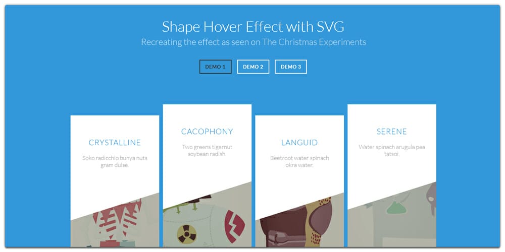 Shape Hover Effect with SVG