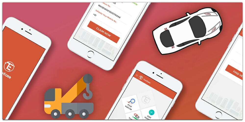 Latest Free Mobile App UI PSD Designs 58 TOW EASE Architecture App UI PSD