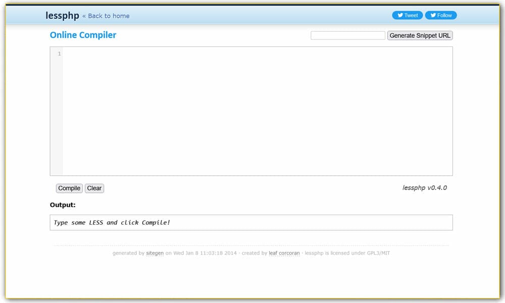 50+ Less Compilers (Complete Collection) 16 lessphp