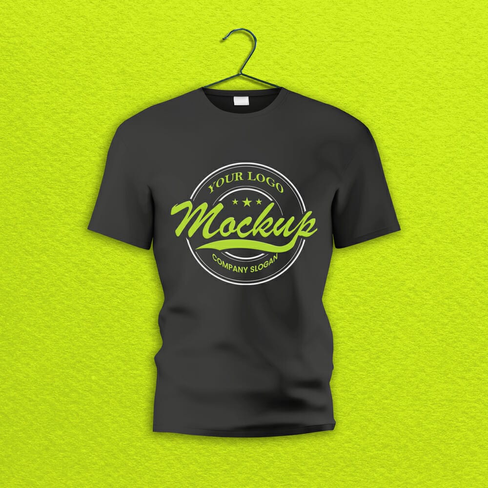 Free Realistic T-Shirt Mockup PSD 1 Free Realistic T-Shirt Mockup PSD