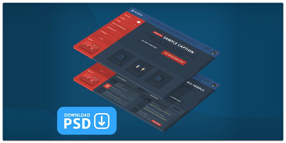 Free Sanctions GUI PSD Dashboard