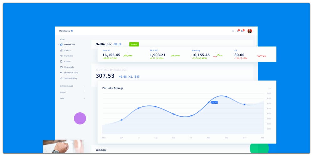 Walletquery Dashboard UI Kit