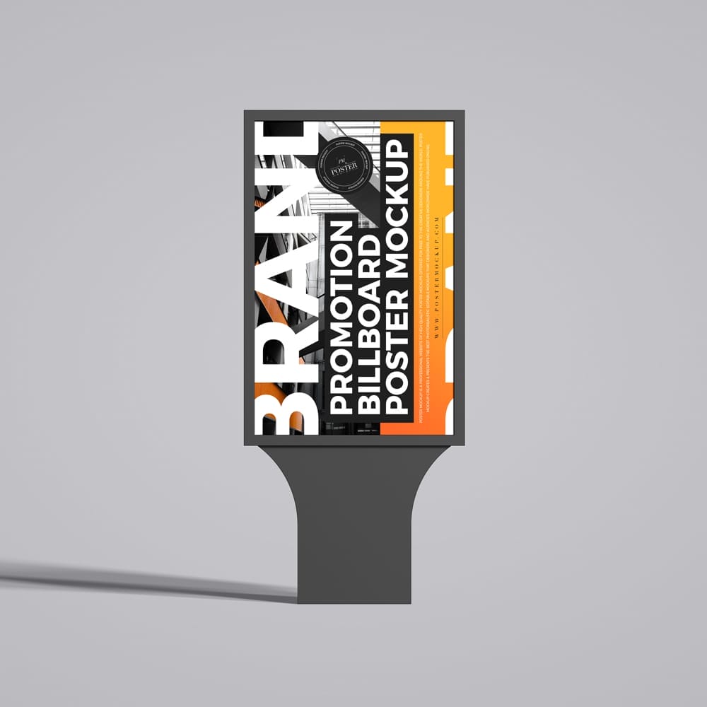Brand Promotion Billboard Poster Mockup PSD 1 Brand Promotion Billboard Poster Mockup PSD