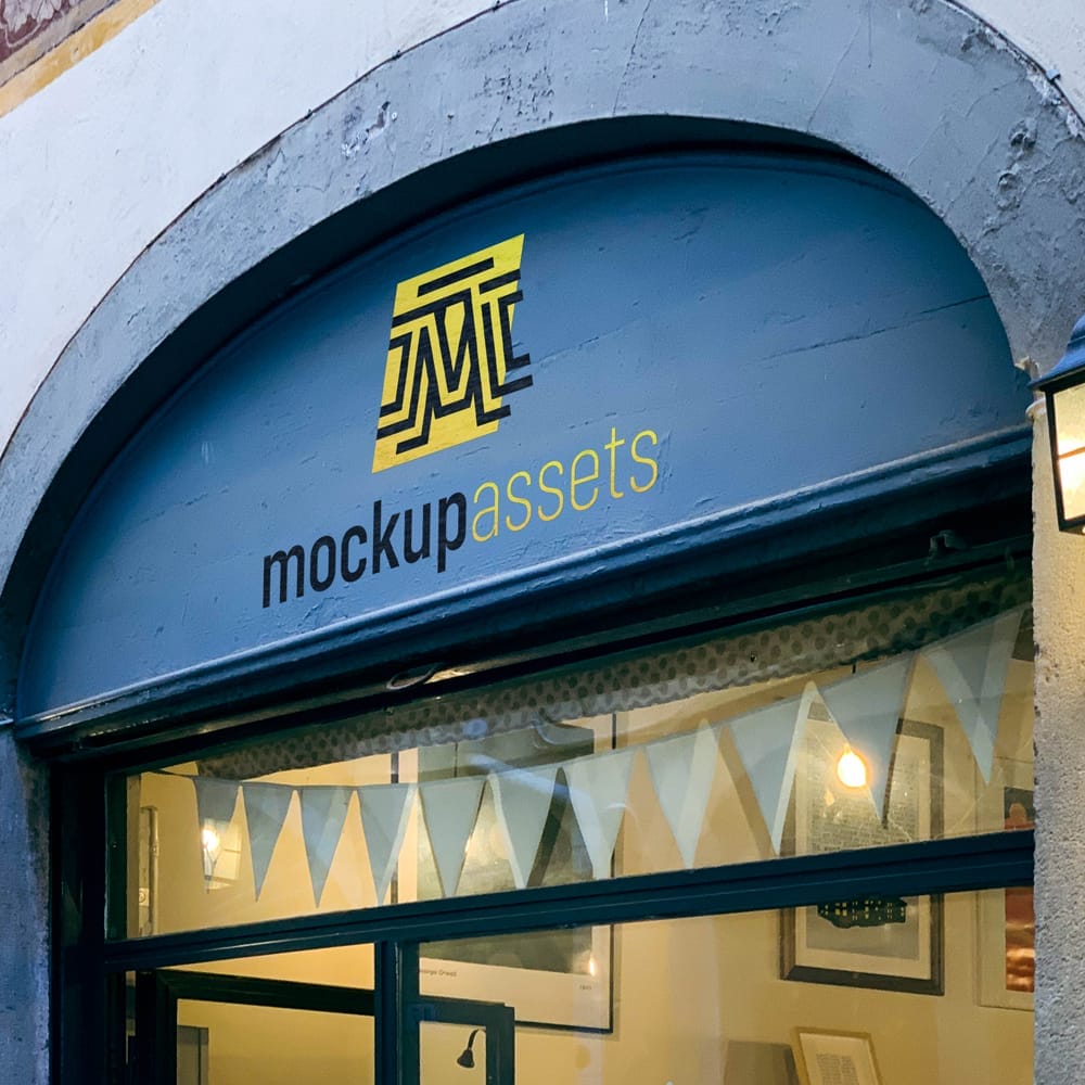 Free Black Arch Store Signage Mockup PSD 1 Free Black Arch Store Signage Mockup PSD