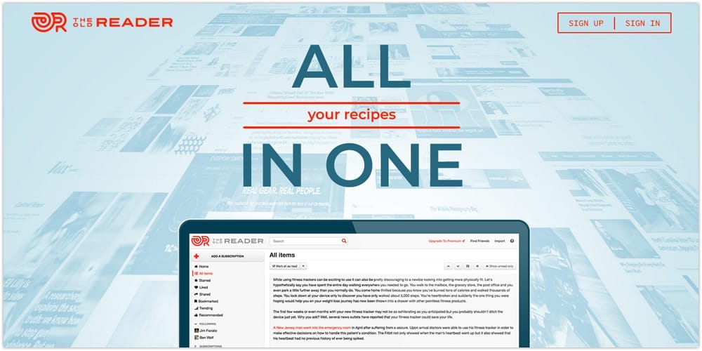 Best Google Reader Alternatives 4 The Old Reader