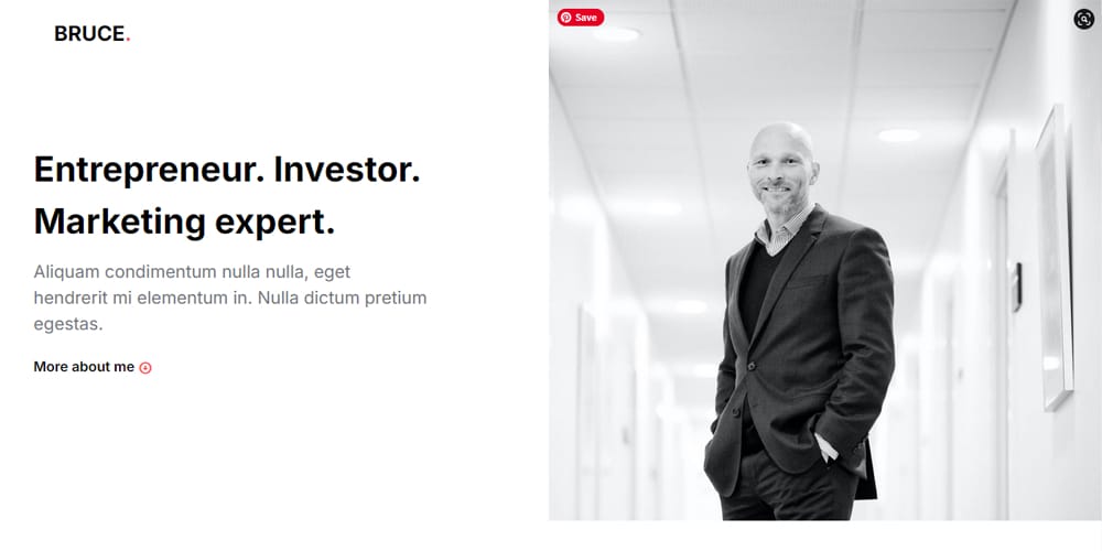 Discover the Top Bootstrap Resume Templates 30 Bruce
