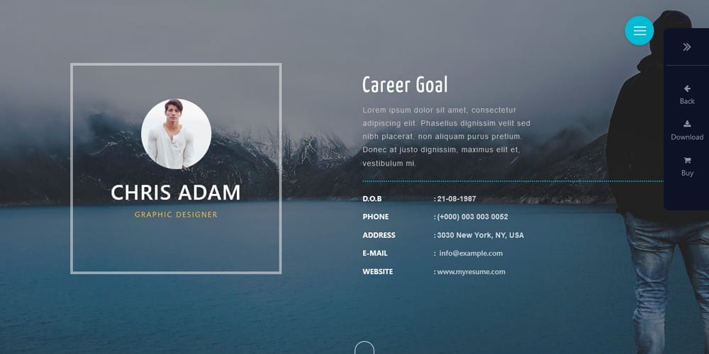 Discover the Top Bootstrap Resume Templates 11 C Resume