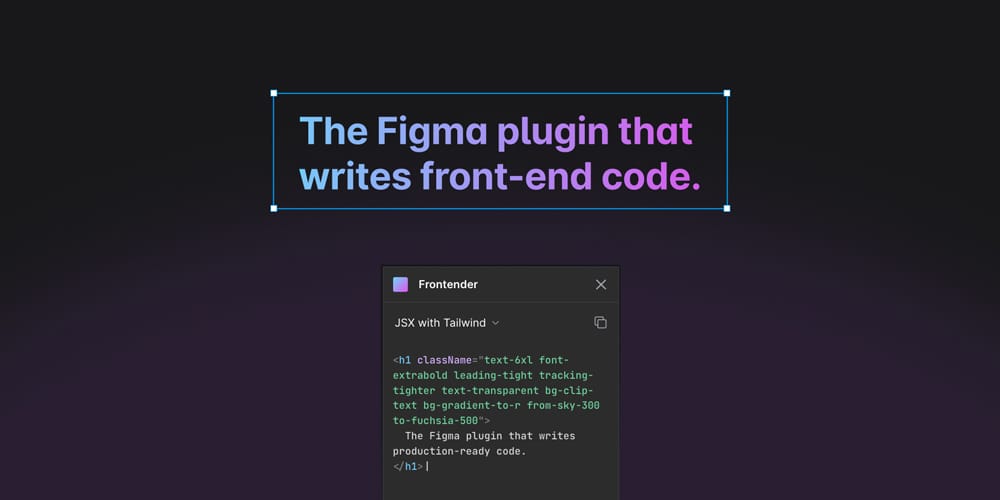 Supercharge Your Designs with Figma Tailwind Plugins 21 Frontender Beta