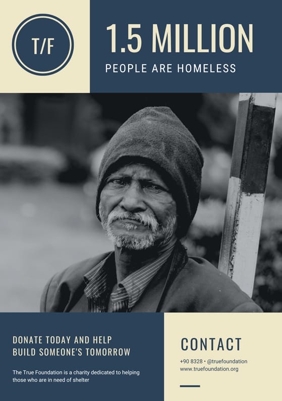 25+ Stunning Canva Poster Templates to Elevate Your Marketing 20 Homelessness Poster Template
