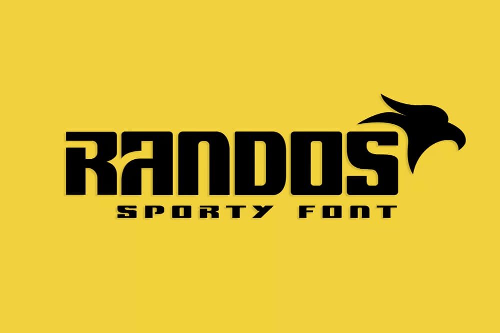 Trending Sports Fonts for Free Download 6 Randos