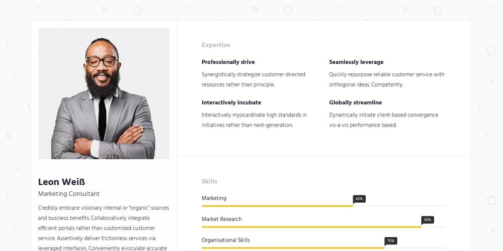 Discover the Top Bootstrap Resume Templates 28 Resumex