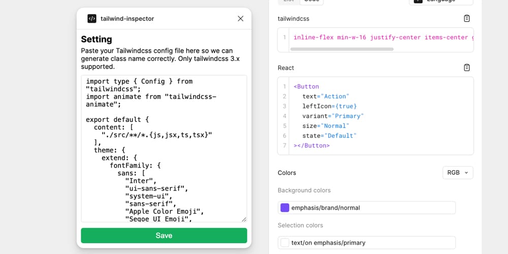 Supercharge Your Designs with Figma Tailwind Plugins 28 Tailwindcss Inspector