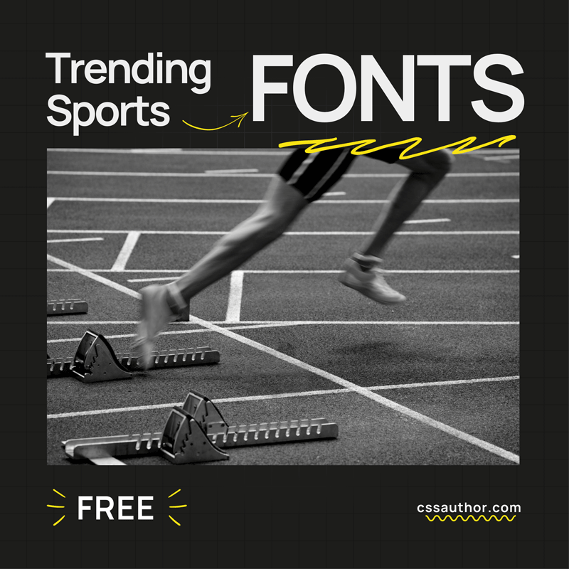 Trending Sports Fonts for Free Download