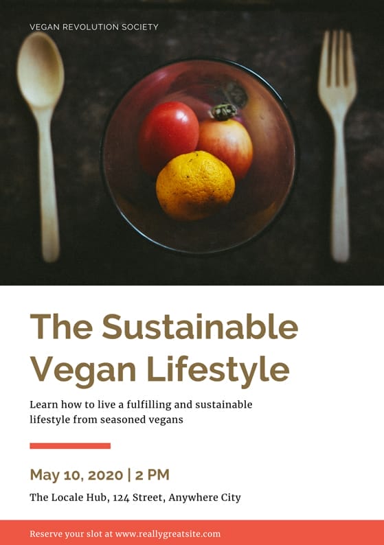 25+ Stunning Canva Poster Templates to Elevate Your Marketing 25 Vegetarian Poster Template