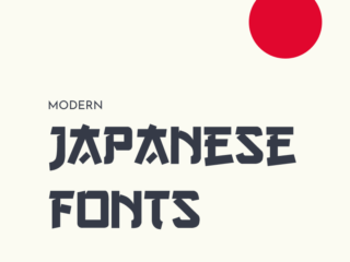 Best Modern Japanese Fonts