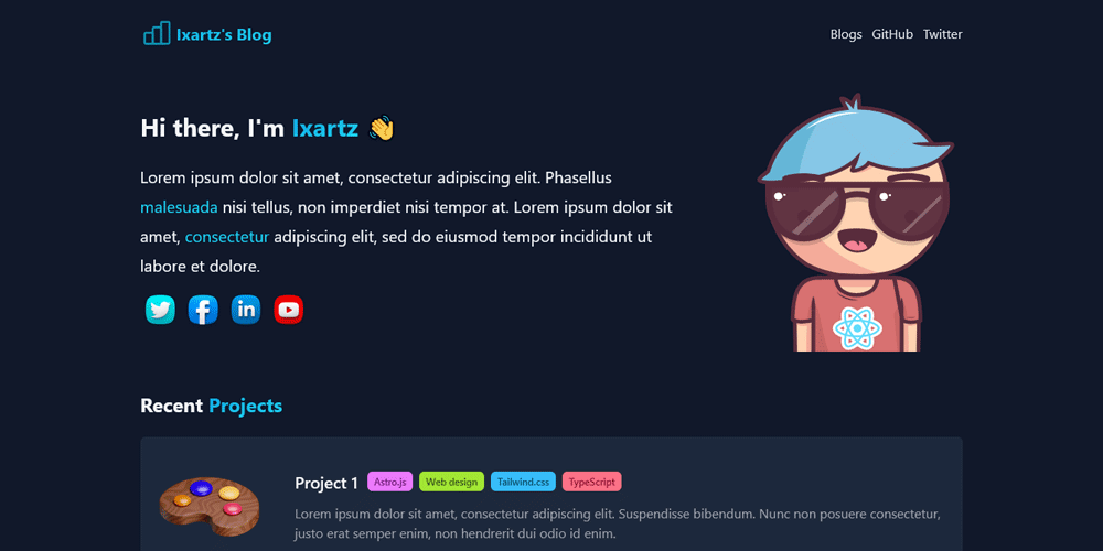Top Free Tailwind Portfolio Templates to Showcase Your Work 7 Astro Boilerplate