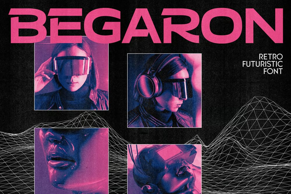 Free Futuristic Fonts You Should Know 3 Begaron