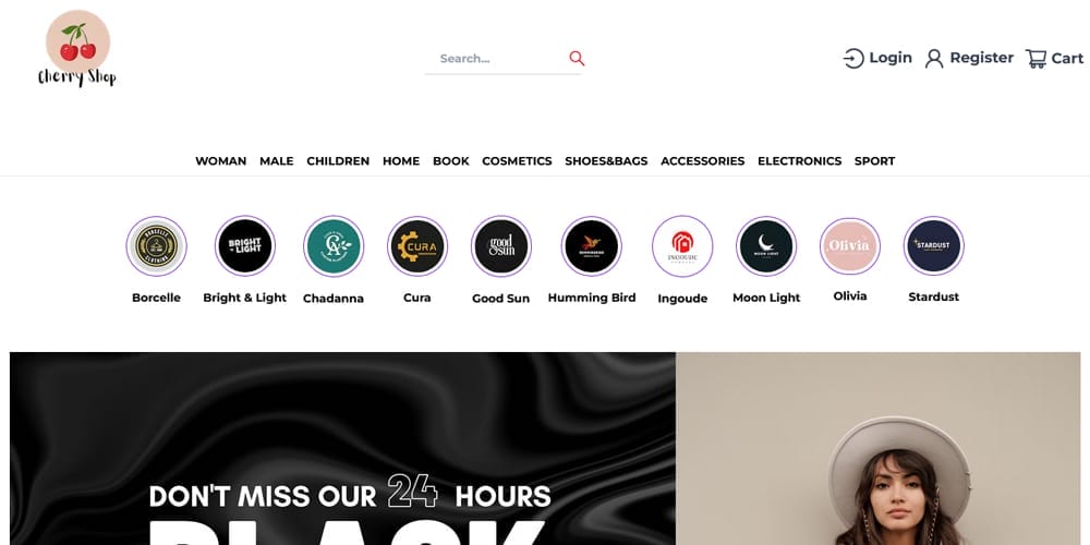 Streamline Your Online Store's Design with Tailwind Ecommerce Templates 8 Cherryshop