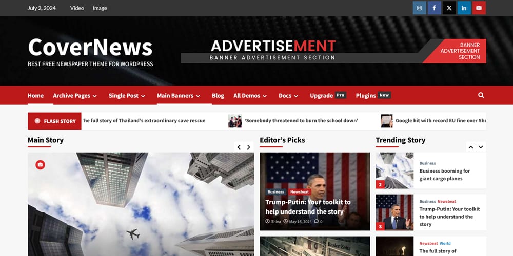 Stunning Elementor Magazine Templates for Eye-Catching Layouts 23 EleNews