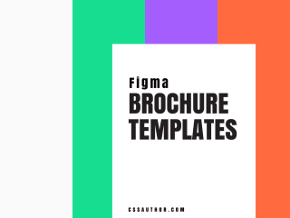 Figma Brochure Templates