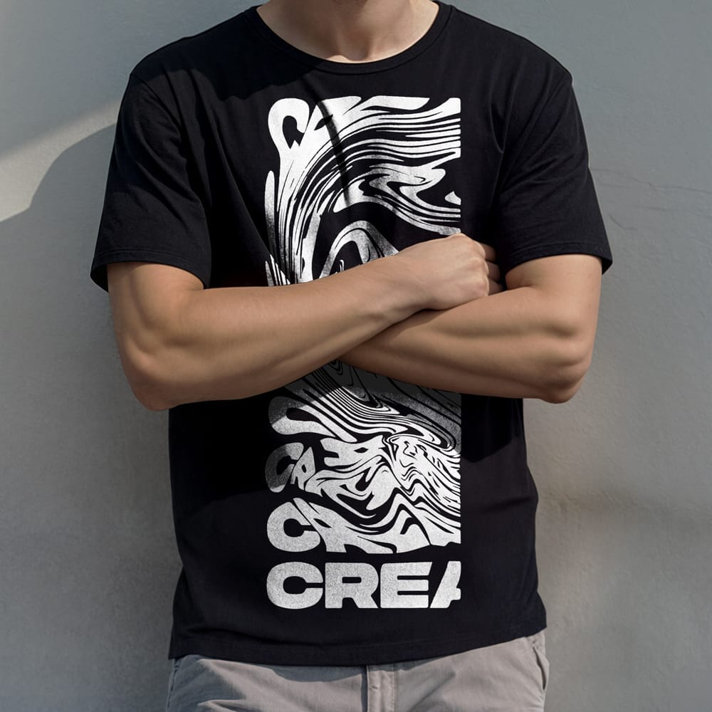 Free Male Black T-shirt Mockup PSD 1 Free Male Black T-shirt Mockup PSD