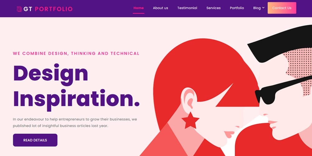 Top Elementor Portfolio Templates for Showcasing Your Work 8 GT Portfolio