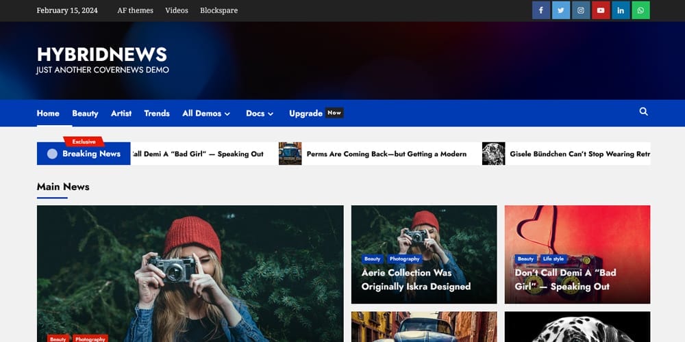 Stunning Elementor Magazine Templates for Eye-Catching Layouts 8 HybridNews