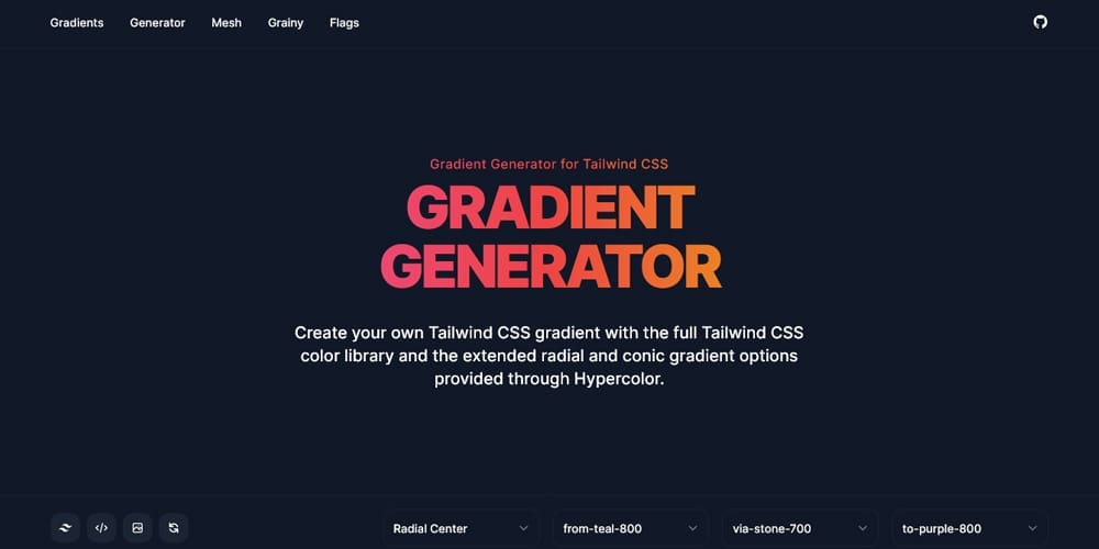 Elevate Your Website Aesthetics: Top Tailwind Gradient Generators Revealed 3 Hypercolor Gradient Generator