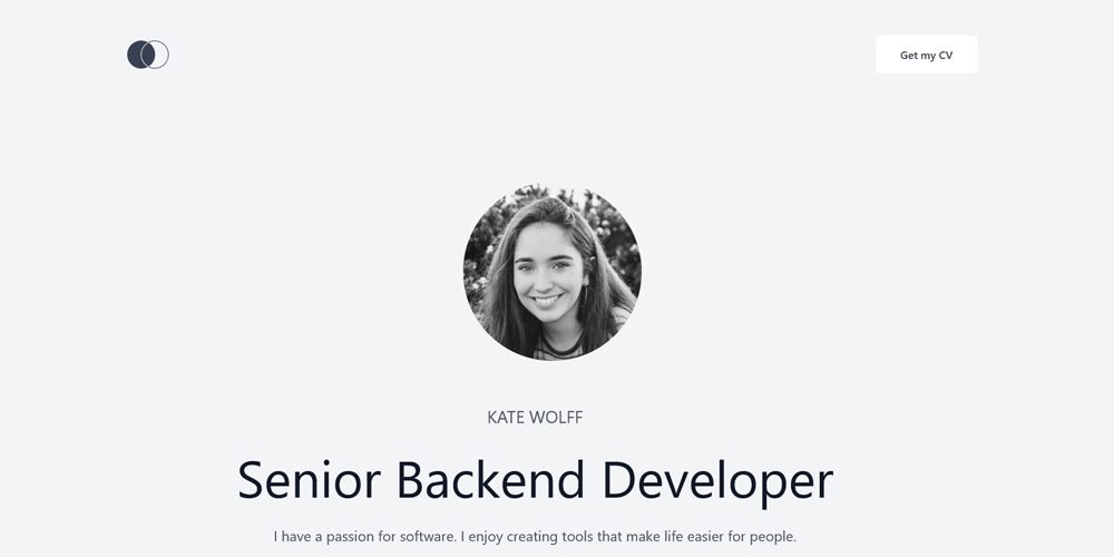 Top Free Tailwind Portfolio Templates to Showcase Your Work 6 Porto