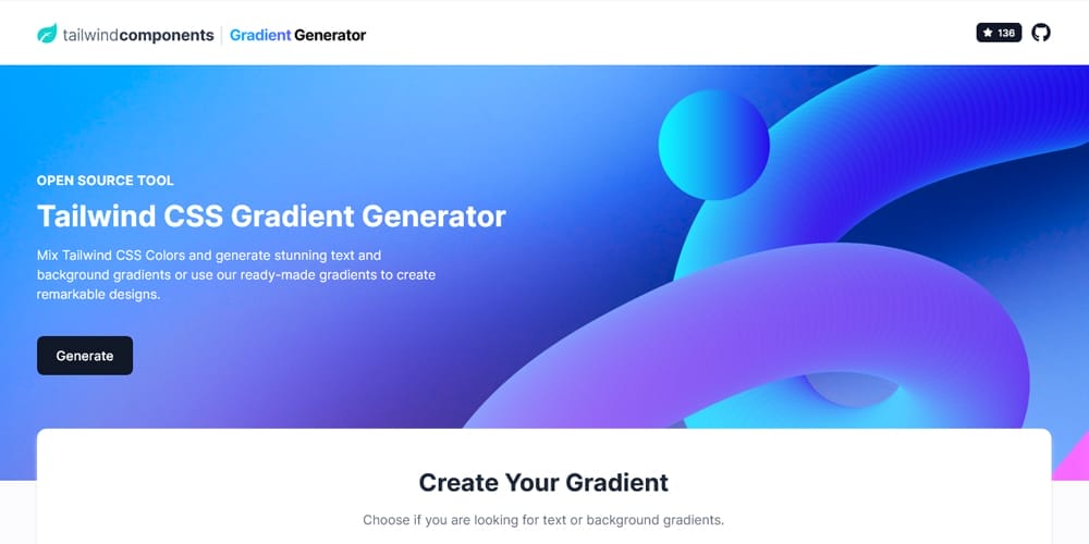 Elevate Your Website Aesthetics: Top Tailwind Gradient Generators Revealed 2 Tailwind CSS Gradient Generator