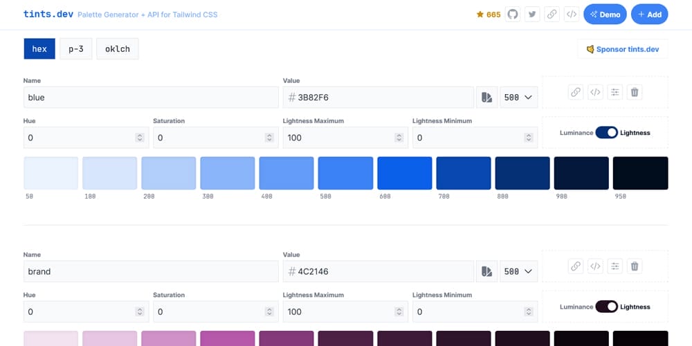 Effortless Design Choices: Exploring Tailwind Color Generators 6 Tints dev