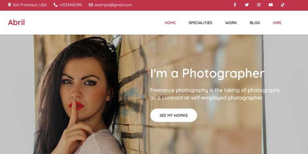 Top Elementor Portfolio Templates for Showcasing Your Work 18 Abril