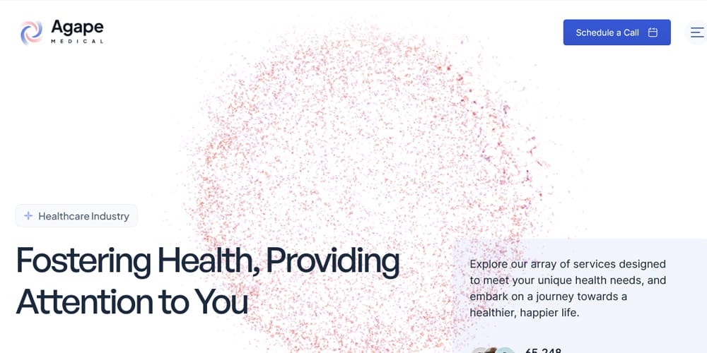 Ultimate Collection of Framer Free Templates 20 Agape