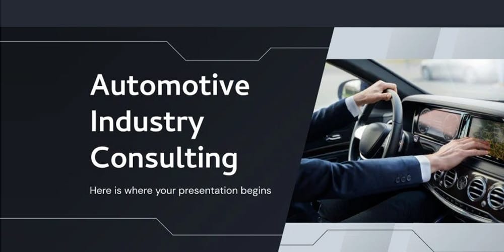 Stunning Free Design Templates for Powerpoint Presentations 10 Automotive Industry Consulting PowerPoint Template