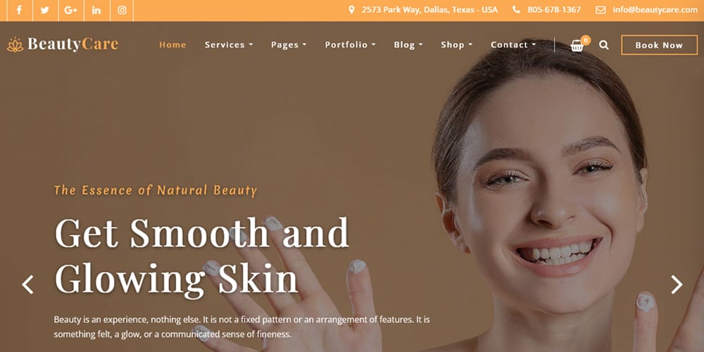 The Ultimate Collection of Free Elementor WooCommerce Templates 38 BeautyCare