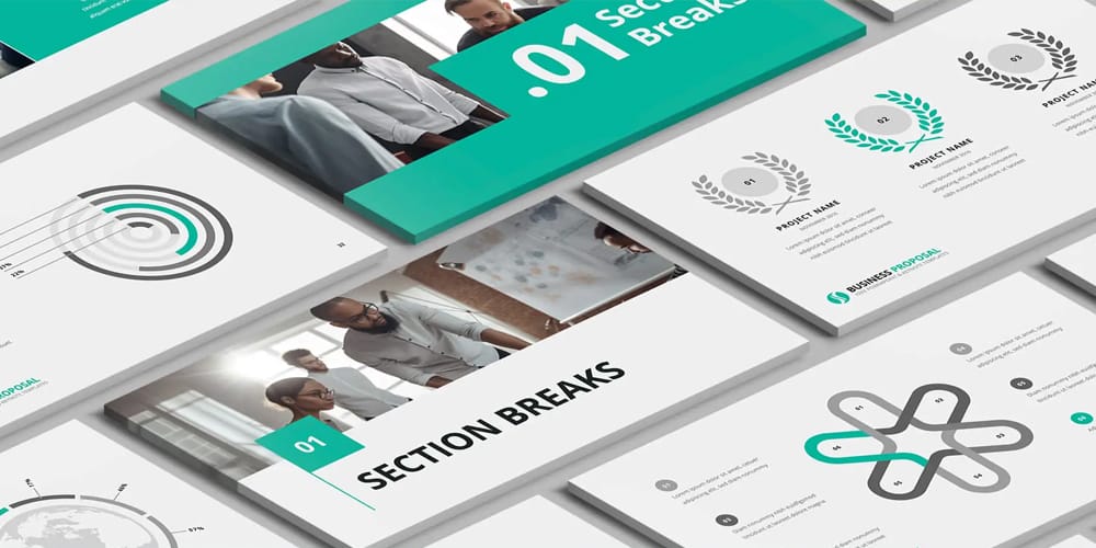 Stunning Free Design Templates for Powerpoint Presentations 19 Business Proposal Template for PowerPoint