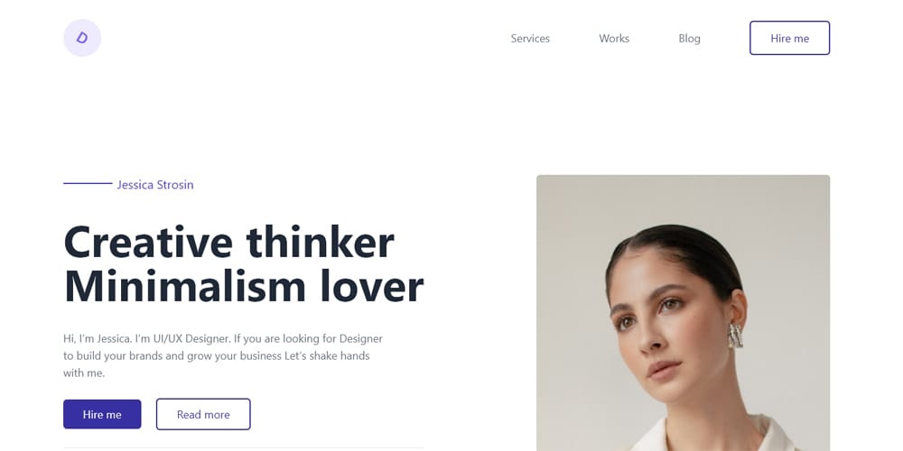 Top Free Tailwind Portfolio Templates to Showcase Your Work 24 Ditch